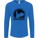 Lawn Ranger Funny Gardening Gardener Grass Mens Long Sleeve T-Shirt Royal Blue