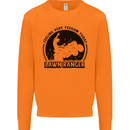 Lawn Ranger Funny Gardening Gardener Grass Mens Sweatshirt Jumper Orange