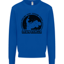 Lawn Ranger Funny Gardening Gardener Grass Mens Sweatshirt Jumper Royal Blue