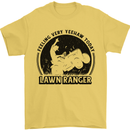 Lawn Ranger Funny Gardening Gardener Grass Mens T-Shirt 100% Cotton Yellow