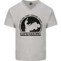 Lawn Ranger Funny Gardening Gardener Grass Mens V-Neck Cotton T-Shirt Sports Grey