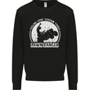 Lawn Ranger Funny Gardening Gardener Kids Sweatshirt Jumper Black