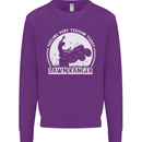 Lawn Ranger Funny Gardening Gardener Kids Sweatshirt Jumper Purple