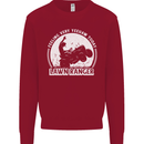 Lawn Ranger Funny Gardening Gardener Kids Sweatshirt Jumper Red