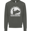 Lawn Ranger Funny Gardening Gardener Kids Sweatshirt Jumper Storm Grey