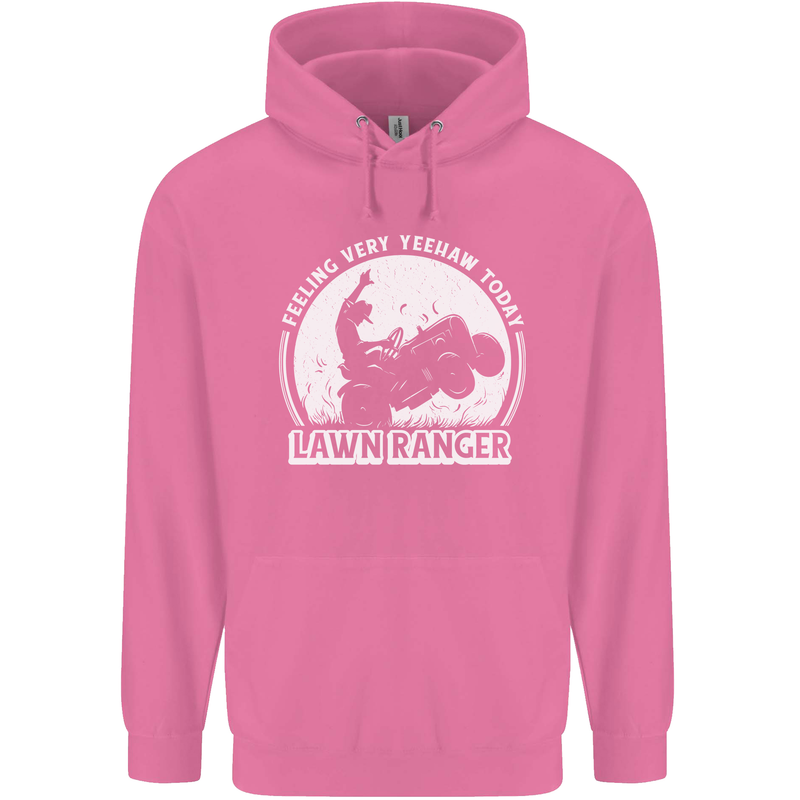 Lawn Ranger Funny Gardening Gardener Mens 80% Cotton Hoodie Azelea
