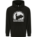 Lawn Ranger Funny Gardening Gardener Mens 80% Cotton Hoodie Black