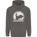 Lawn Ranger Funny Gardening Gardener Mens 80% Cotton Hoodie Charcoal