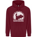 Lawn Ranger Funny Gardening Gardener Mens 80% Cotton Hoodie Maroon