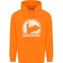 Lawn Ranger Funny Gardening Gardener Mens 80% Cotton Hoodie Orange