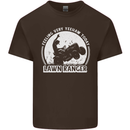 Lawn Ranger Funny Gardening Gardener Mens Cotton T-Shirt Tee Top Dark Chocolate