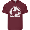 Lawn Ranger Funny Gardening Gardener Mens Cotton T-Shirt Tee Top Maroon
