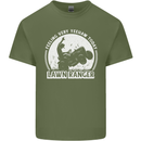 Lawn Ranger Funny Gardening Gardener Mens Cotton T-Shirt Tee Top Military Green