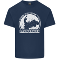 Lawn Ranger Funny Gardening Gardener Mens Cotton T-Shirt Tee Top Navy Blue