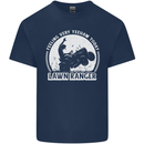 Lawn Ranger Funny Gardening Gardener Mens Cotton T-Shirt Tee Top Navy Blue