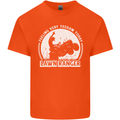 Lawn Ranger Funny Gardening Gardener Mens Cotton T-Shirt Tee Top Orange