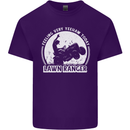 Lawn Ranger Funny Gardening Gardener Mens Cotton T-Shirt Tee Top Purple