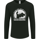 Lawn Ranger Funny Gardening Gardener Mens Long Sleeve T-Shirt Black