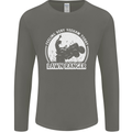 Lawn Ranger Funny Gardening Gardener Mens Long Sleeve T-Shirt Charcoal