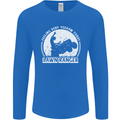 Lawn Ranger Funny Gardening Gardener Mens Long Sleeve T-Shirt Royal Blue