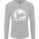 Lawn Ranger Funny Gardening Gardener Mens Long Sleeve T-Shirt Sports Grey