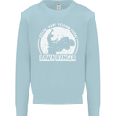 Lawn Ranger Funny Gardening Gardener Mens Sweatshirt Jumper Light Blue