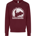 Lawn Ranger Funny Gardening Gardener Mens Sweatshirt Jumper Maroon