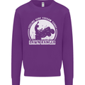 Lawn Ranger Funny Gardening Gardener Mens Sweatshirt Jumper Purple