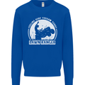Lawn Ranger Funny Gardening Gardener Mens Sweatshirt Jumper Royal Blue
