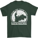 Lawn Ranger Funny Gardening Gardener Mens T-Shirt 100% Cotton Forest Green