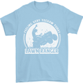 Lawn Ranger Funny Gardening Gardener Mens T-Shirt 100% Cotton Light Blue