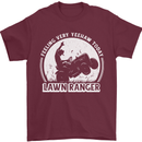 Lawn Ranger Funny Gardening Gardener Mens T-Shirt 100% Cotton Maroon