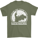 Lawn Ranger Funny Gardening Gardener Mens T-Shirt 100% Cotton Military Green