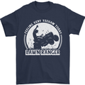 Lawn Ranger Funny Gardening Gardener Mens T-Shirt 100% Cotton Navy Blue