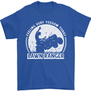 Lawn Ranger Funny Gardening Gardener Mens T-Shirt 100% Cotton Royal Blue