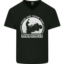 Lawn Ranger Funny Gardening Gardener Mens V-Neck Cotton T-Shirt Black