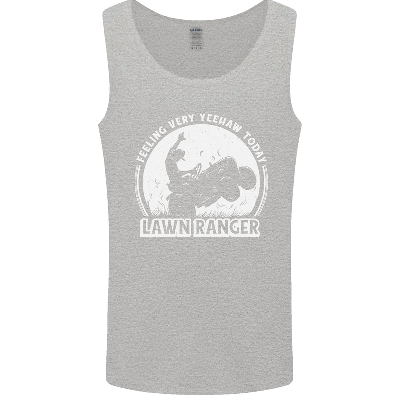 Lawn Ranger Funny Gardening Gardener Mens Vest Tank Top Sports Grey