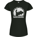 Lawn Ranger Funny Gardening Gardener Womens Petite Cut T-Shirt Black