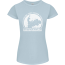Lawn Ranger Funny Gardening Gardener Womens Petite Cut T-Shirt Light Blue