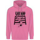 Leg Day Funny Bodybuilding Gym Training Childrens Kids Hoodie Azalea