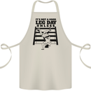 Leg Day Funny Bodybuilding Gym Training Cotton Apron 100% Organic Natural