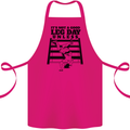 Leg Day Funny Bodybuilding Gym Training Cotton Apron 100% Organic Pink