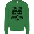 Leg Day Funny Bodybuilding Gym Training Kids Sweatshirt Jumper Irish Green