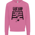 Leg Day Funny Bodybuilding Gym Training Mens Sweatshirt Jumper Azalea