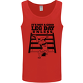Leg Day Funny Bodybuilding Gym Training Mens Vest Tank Top Red