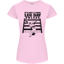 Leg Day Funny Bodybuilding Gym Training Womens Petite Cut T-Shirt Light Pink
