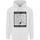 Leg Day Funny Gym Bodybuilding Training Top Childrens Kids Hoodie White