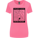 Leg Day Funny Gym Bodybuilding Training Top Womens Wider Cut T-Shirt Azalea