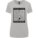 Leg Day Funny Gym Bodybuilding Training Top Womens Wider Cut T-Shirt Sports Grey