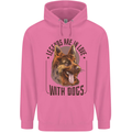 Legends in Love With Dogs German Shepherd Mens 80% Cotton Hoodie Azelea